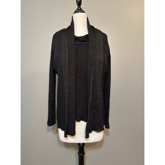 Women's Medium Jones New York Sweater with Drape Jacket - Picture 1 of 8